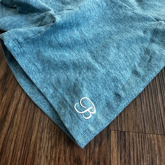 Bombshell Sportswear Heathered Blue Shorts - Picture 3 of 3